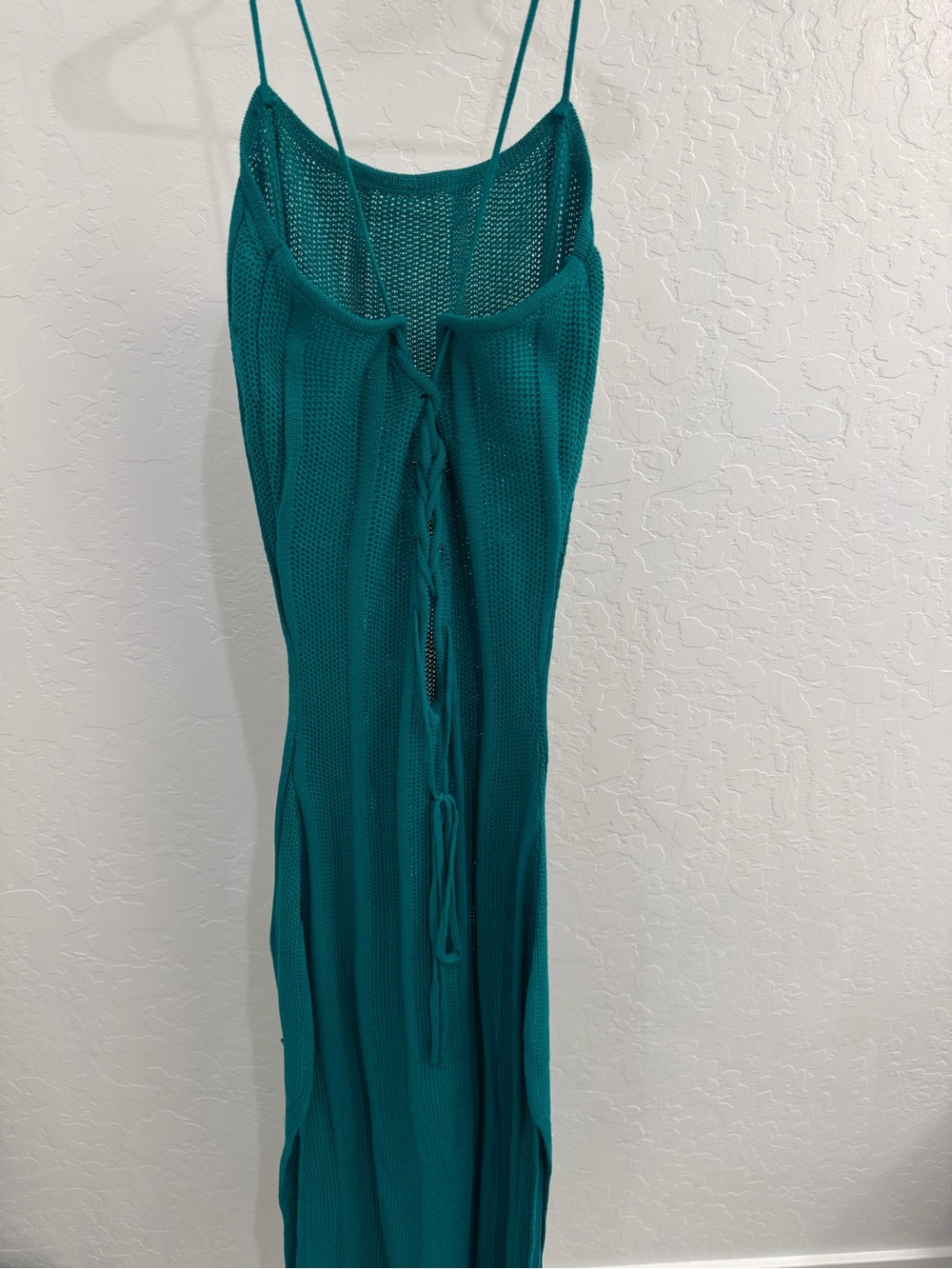 SHEIN Teal Green Crochet Swim Coverup